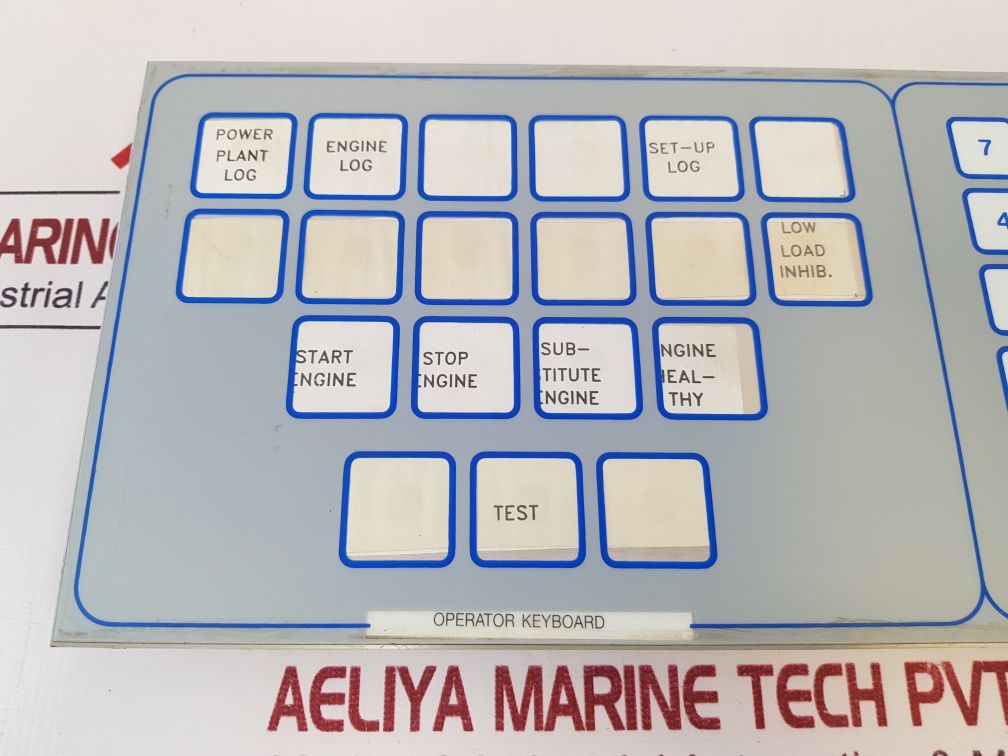 Praxis Automation 93.6.020.000 Rev.D Operator Keyboard