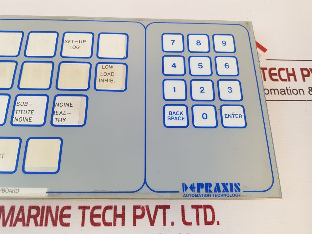 Operator Keyborad Praxis Automation 93.6.020.000 Rev.D Operator Keyboard – Aeliya Marine Tech