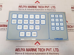 Praxis Automation Technology 93.6.020.000 Operator Keyboard Rev: D
