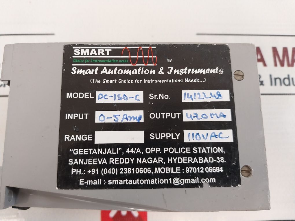 Precision Converters Pc-iso-c Current Converter 0-5Amp 110Vac