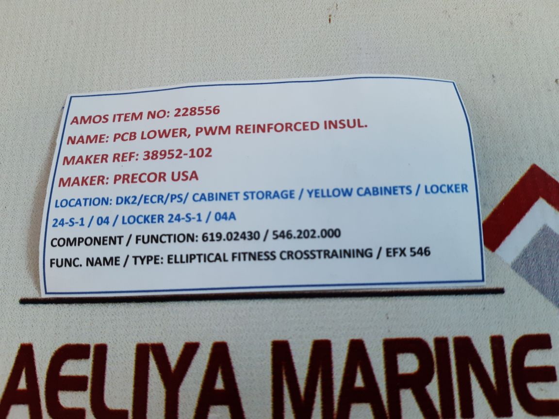 Precor 38952-102 Lower Control Board 38952-302