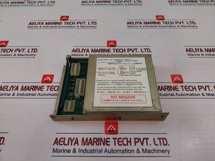 Pressure Bypass Timer Starter Cont. Unit