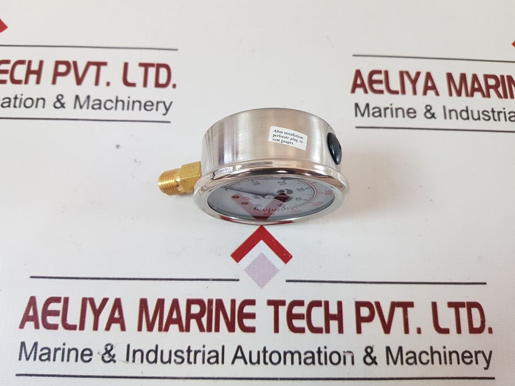 Pressure Gauge 0 To 60 Bar 0 To 800 Psi