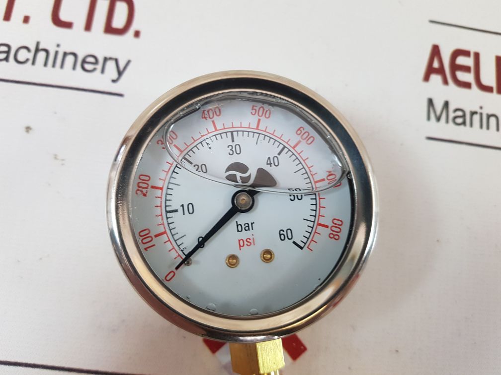 Pressure Gauge 0 To 60 Bar 0 To 800 Psi