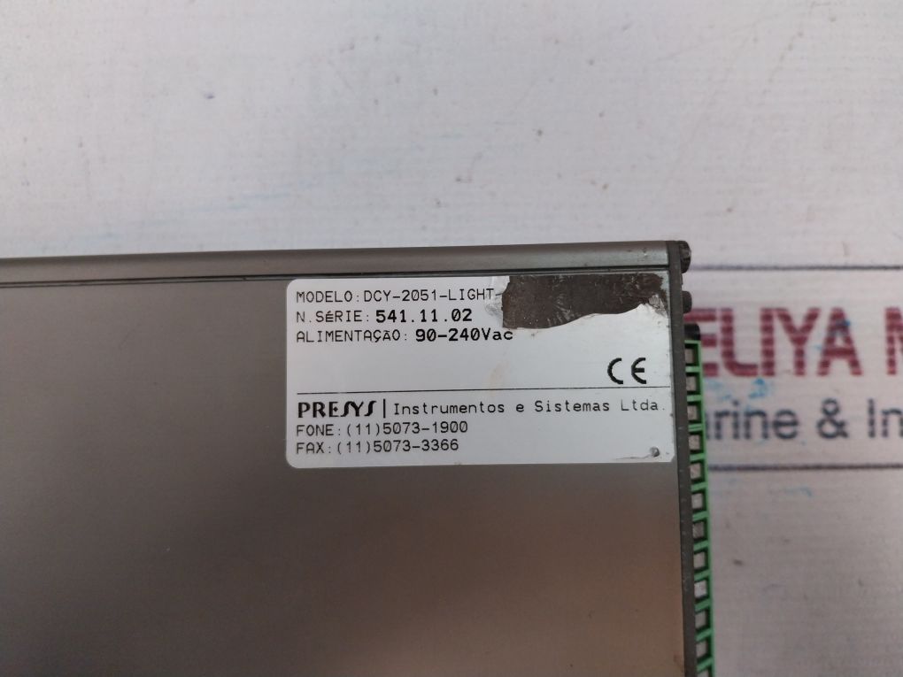 Presys Dcy-2051-light Universal Process Controller