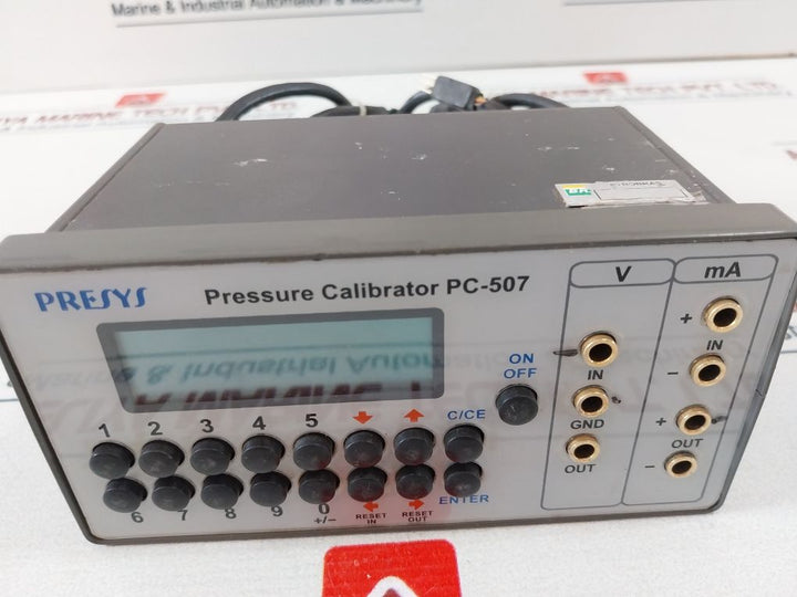 Presys Pc-507 Pressure Calibrator Pc-507-4-0-m-5-m-7-v-10-m-e