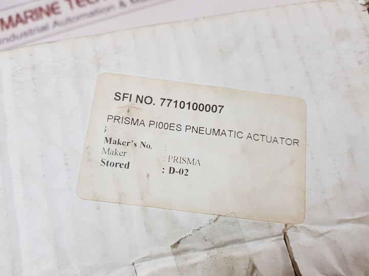 Prisma Pi00Es Pneumatic Actuator