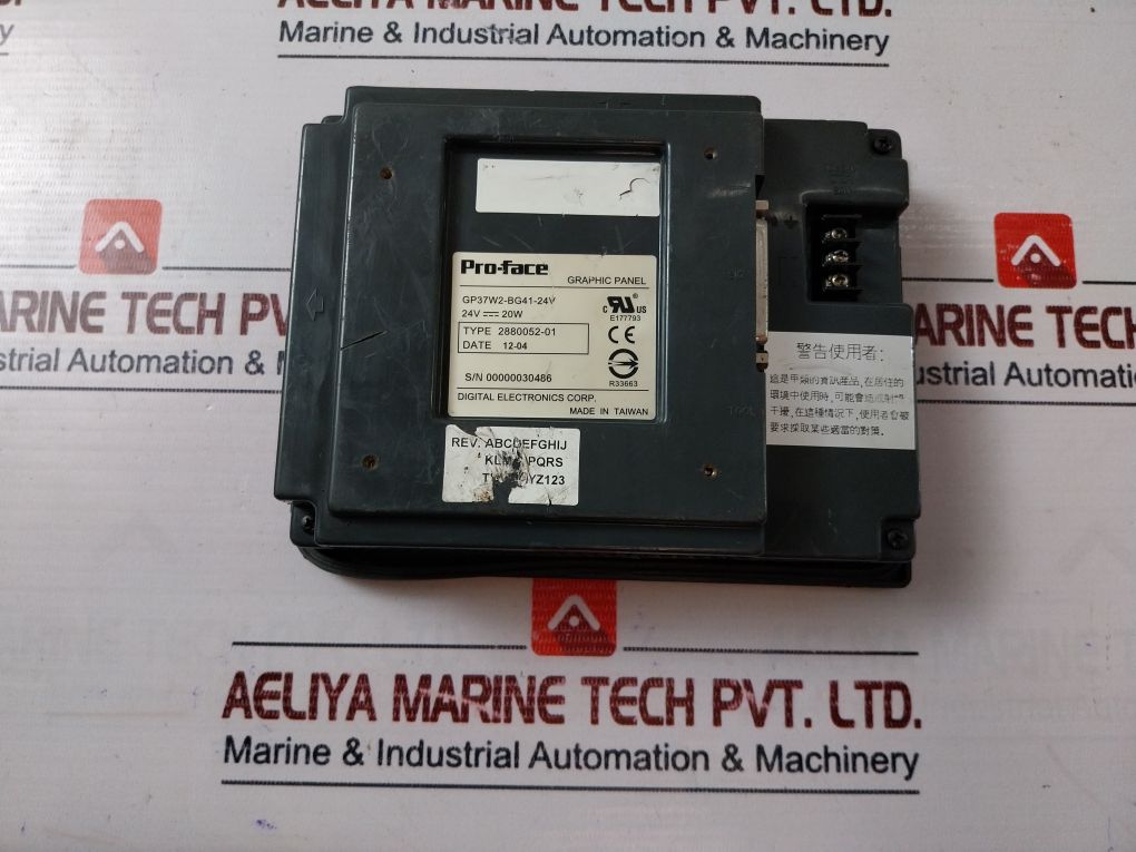 Pro-face Digital Electronics Gp37W2-bg41-24V Graphic Panel