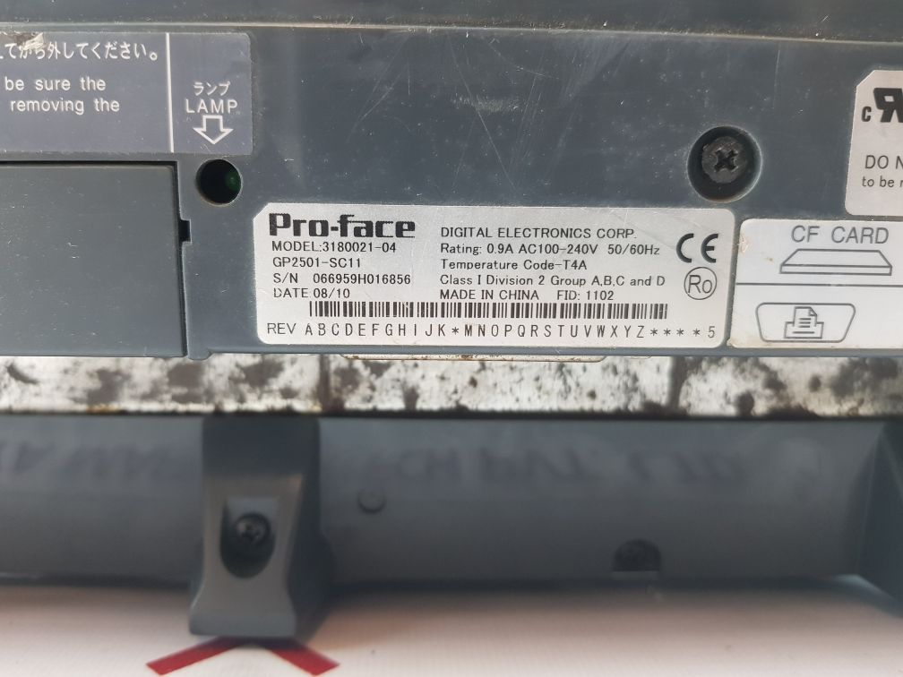 Pro-face Gp2501-sc11 Touch Screen Panel 3180021-04