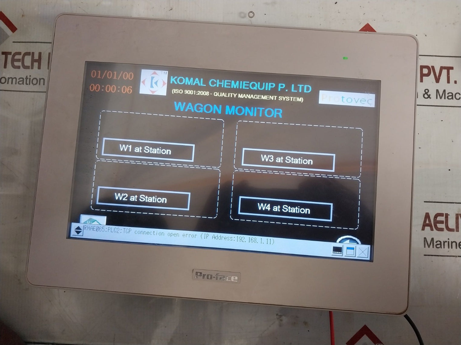 Pro-face Pfxgp4502Wadw Touch Screen Panel Gp-4502Ww 