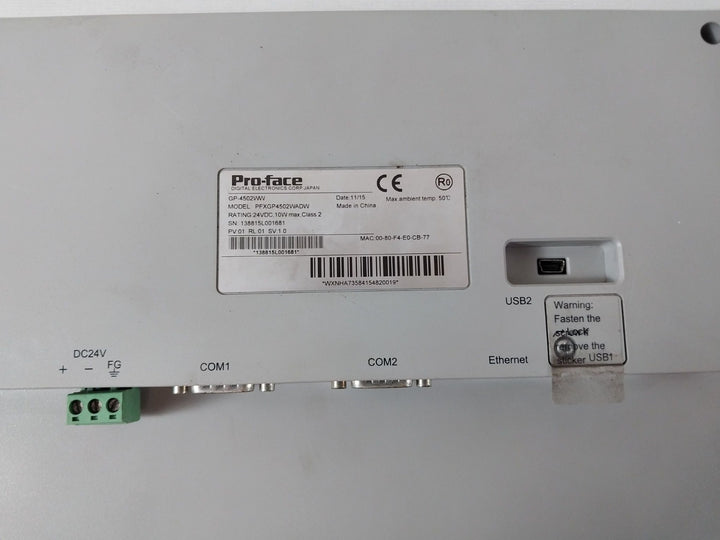 Pro-face Pfxgp4502Wadw Touch Screen Panel Gp-4502Ww 