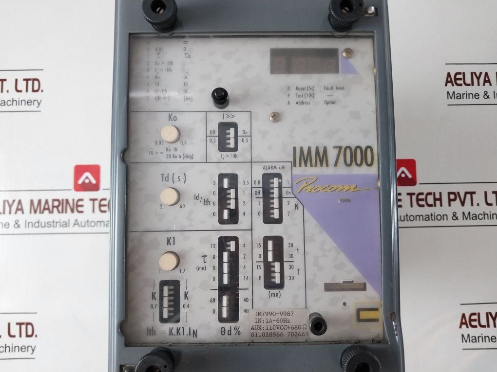Procom Imm 7000 Motor Protection Relay Im7990-9987