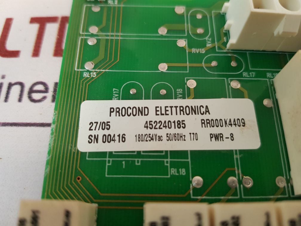 Procond Elettronica 452240185 Power Supply Board Pc Board
