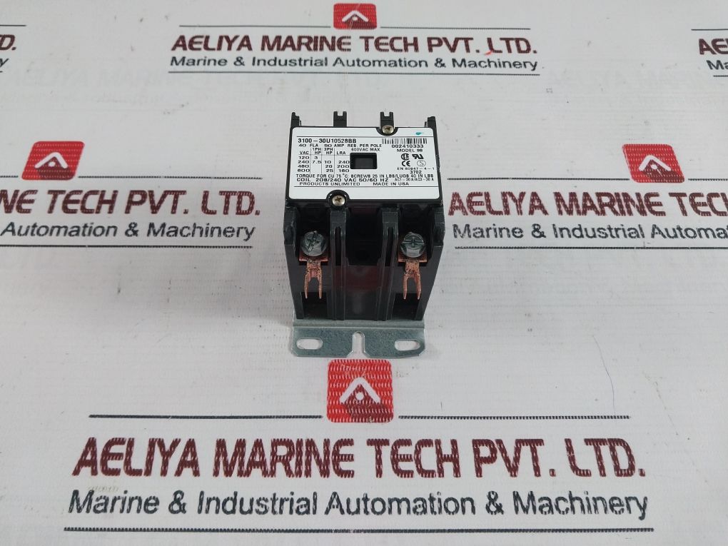 Products Unlimited 3100-30U10528Bb Contactor 208/240 Vac 50/60Hz
