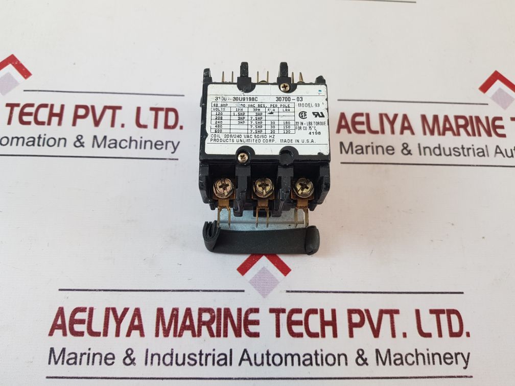 Products Unlimited 3100-30U9198C Contactor