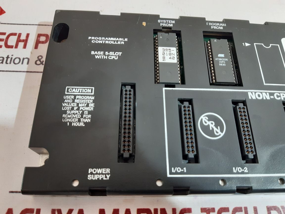 Ge fanuc ic693cpu313v 5-slot baseplate with cpu