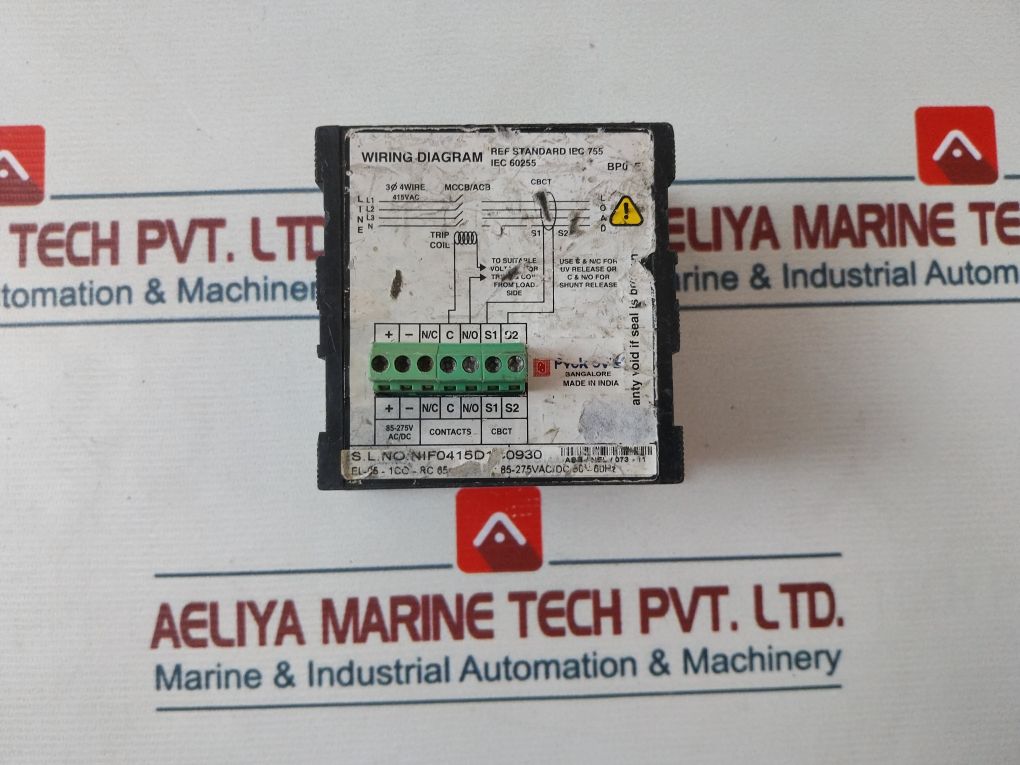 Prok Dv's El05 Earth Leakage Relay 85-275V Ac