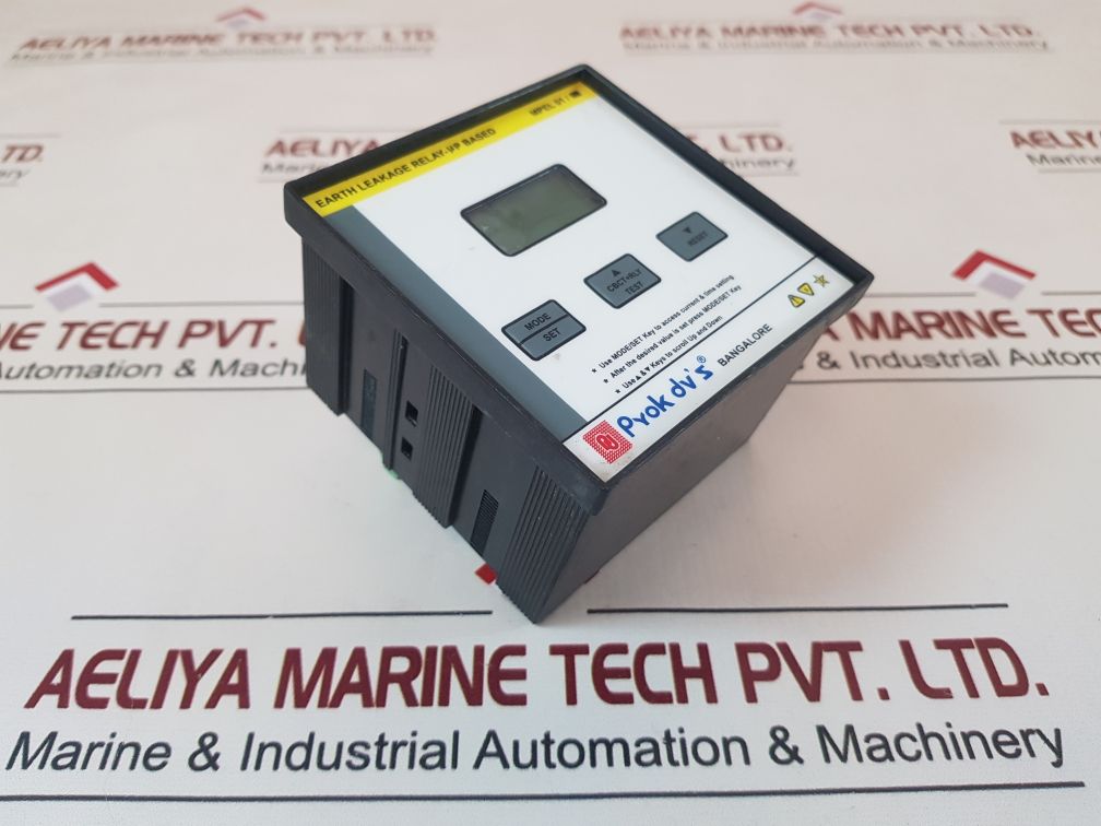 Prok Dv’s Mpel 01 µP Based Earth Leakage Relay