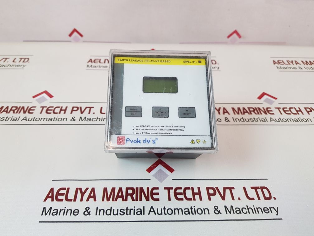 Mpel 01 Prok Dv’s Mpel 01 Earth Leakage Relay