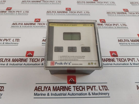Prok Dv’s Mpel 01 Earth Leakage Relay-µP Based 415Vac