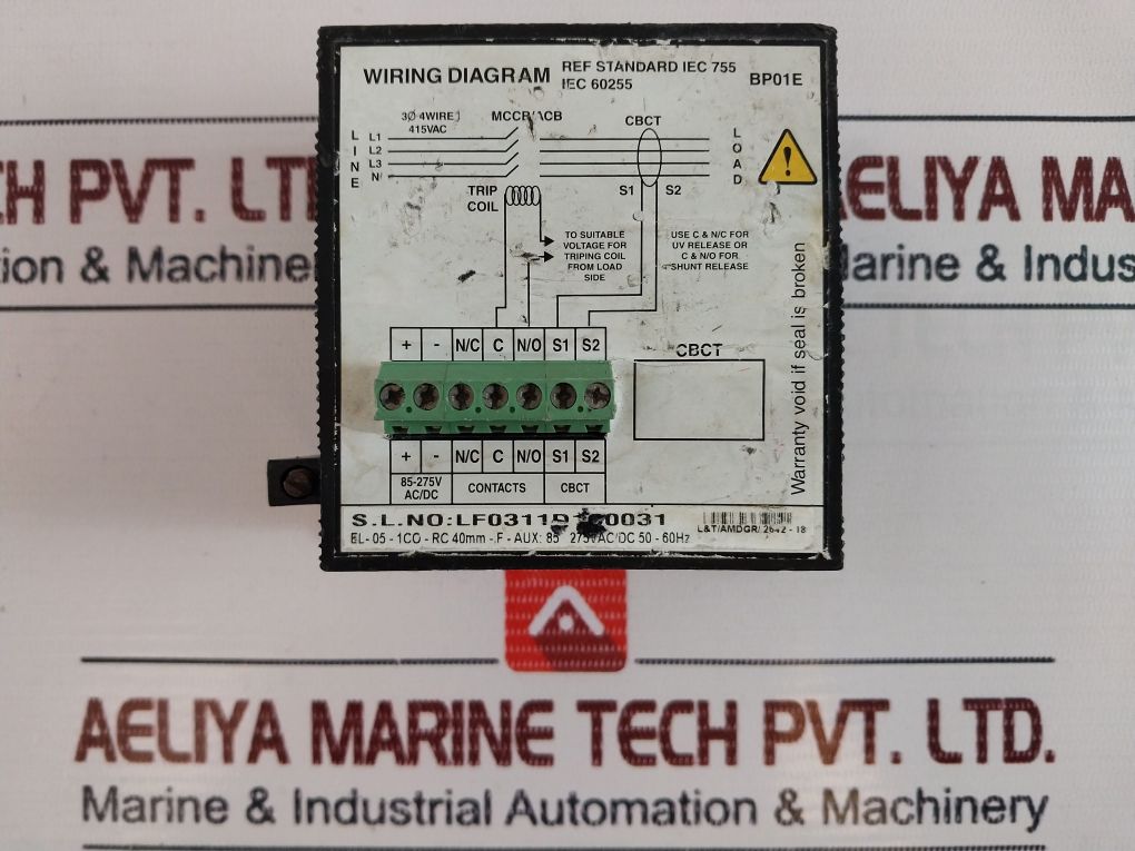 Prok El05 Earth Leakage Relay