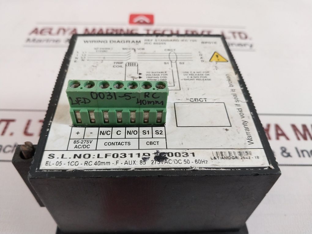 Prok El05 Earth Leakage Relay