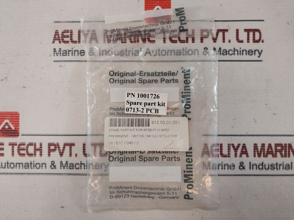 Prominent 1001726 Spare Part Kit