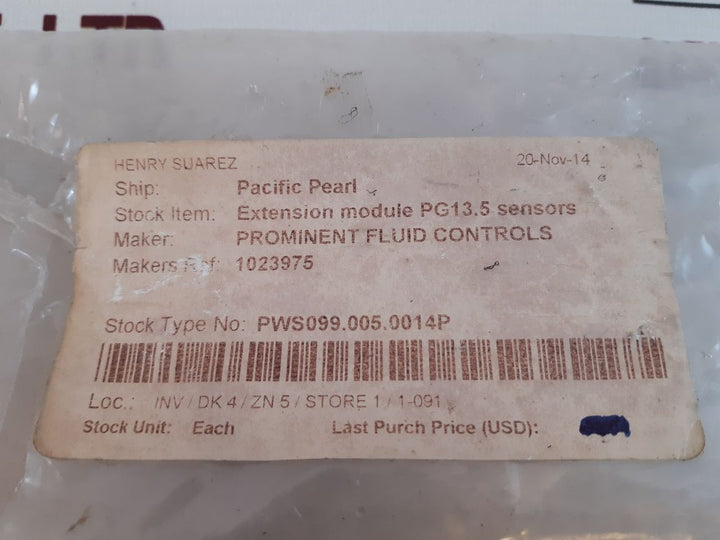 Prominent 987356 dgma in-line probe housing set