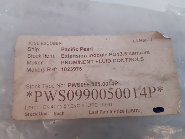 Prominent 987356 dgma in-line probe housing set