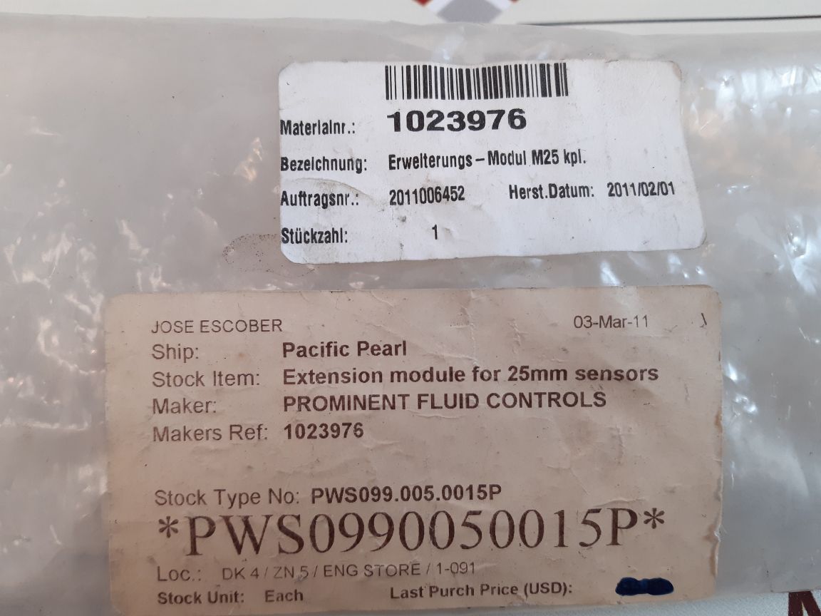 Prominent 987356 dgma in-line probe housing set