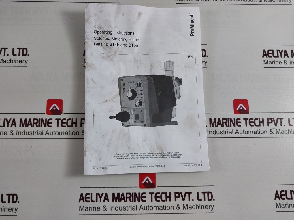 Prominent Bt5B Solenoid Metering Pump Bt5B1605Pvt2000Uu110000