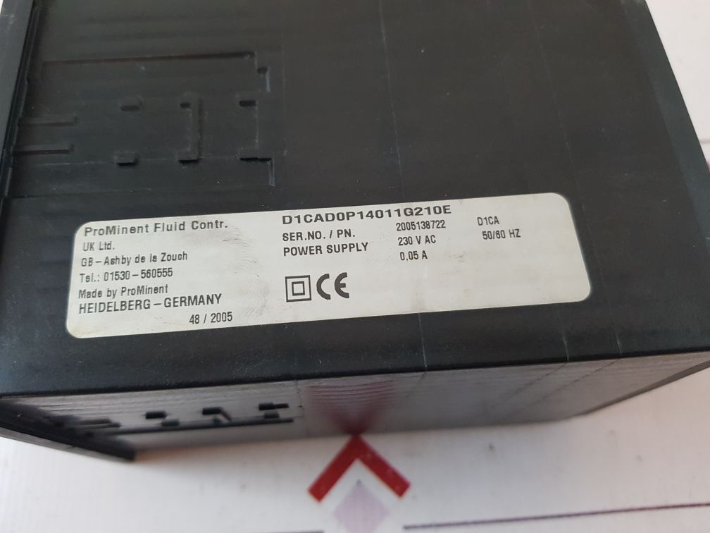 Prominent D1Cad0P14011G210E Dulcometer 230Vac 50/60 Hz
