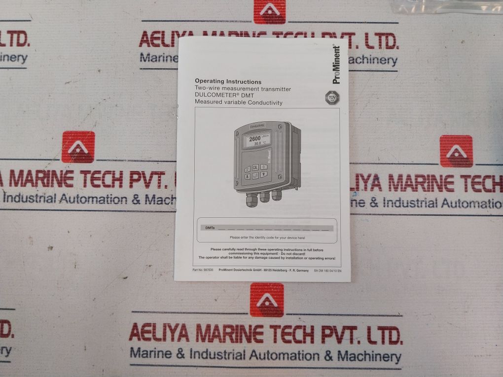 Prominent Dmta 090 100200 Dulcometer Dmt Conductivity Transmitter Set