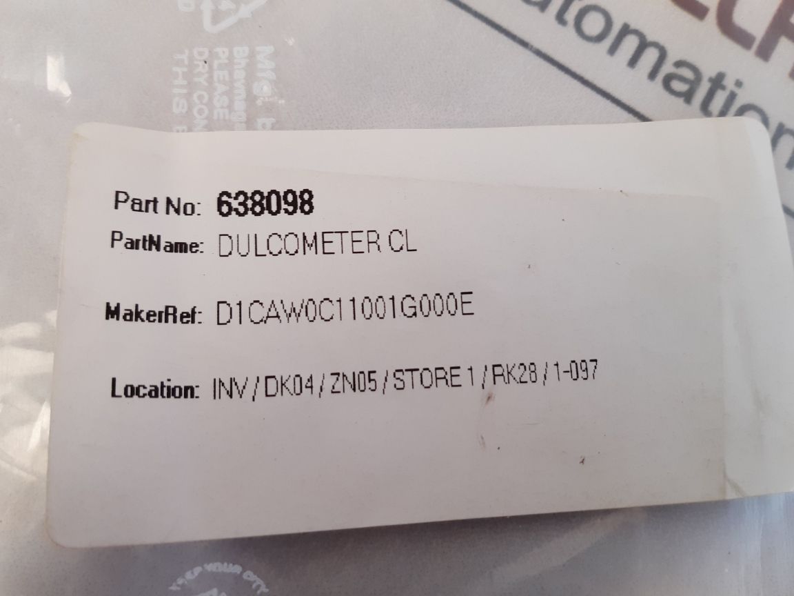 Prominent Fluid Controls D1Caw0C11001G000E Cl Dulcometer