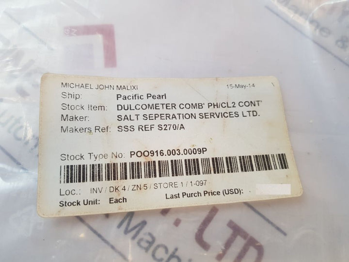 Prominent Fluid D2Caw0Pc2004G10E Dulcometer Set