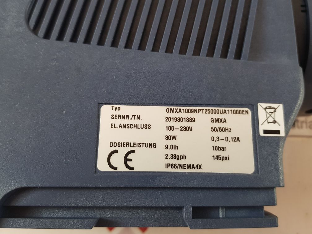 Prominent Gmxa Solenoid Metering Pump Kit Gmxa1009Npt25000Ua11000En