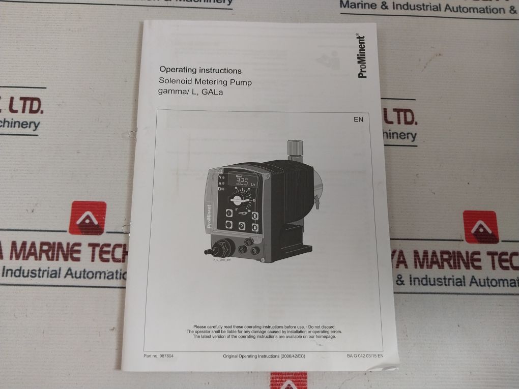 Prominent Opda1601Ppe204Ua01B000 Solenoid Metering Dosing Pump Set