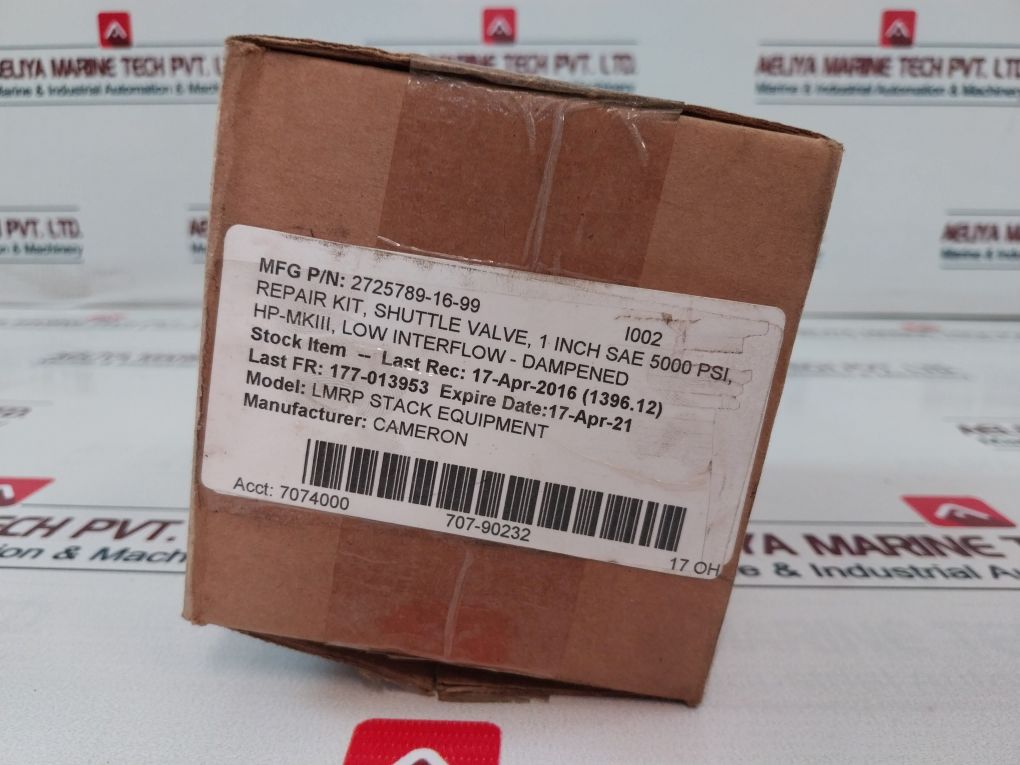 Proserv 27006-0.3 Rk Shuttle Valve Repair Kit 2725789-16-99