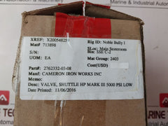 Gilmore Proserv 27029-0.3 Shuttle Valve Chsn-4511245214-02-001