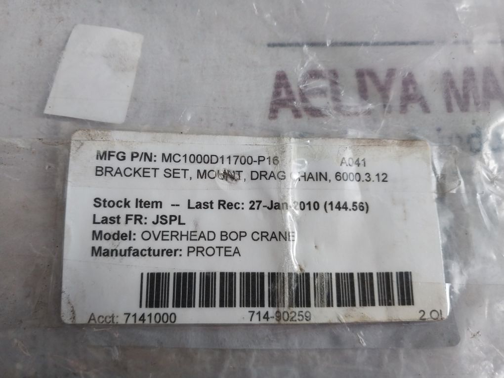 Protea 6000.10 Drag Chain Bracket Set Mount Mc1000D11700-p16