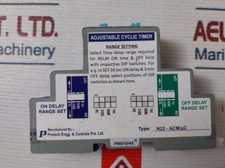 Protech N22-acm Single Phase Current Protcetion Relay