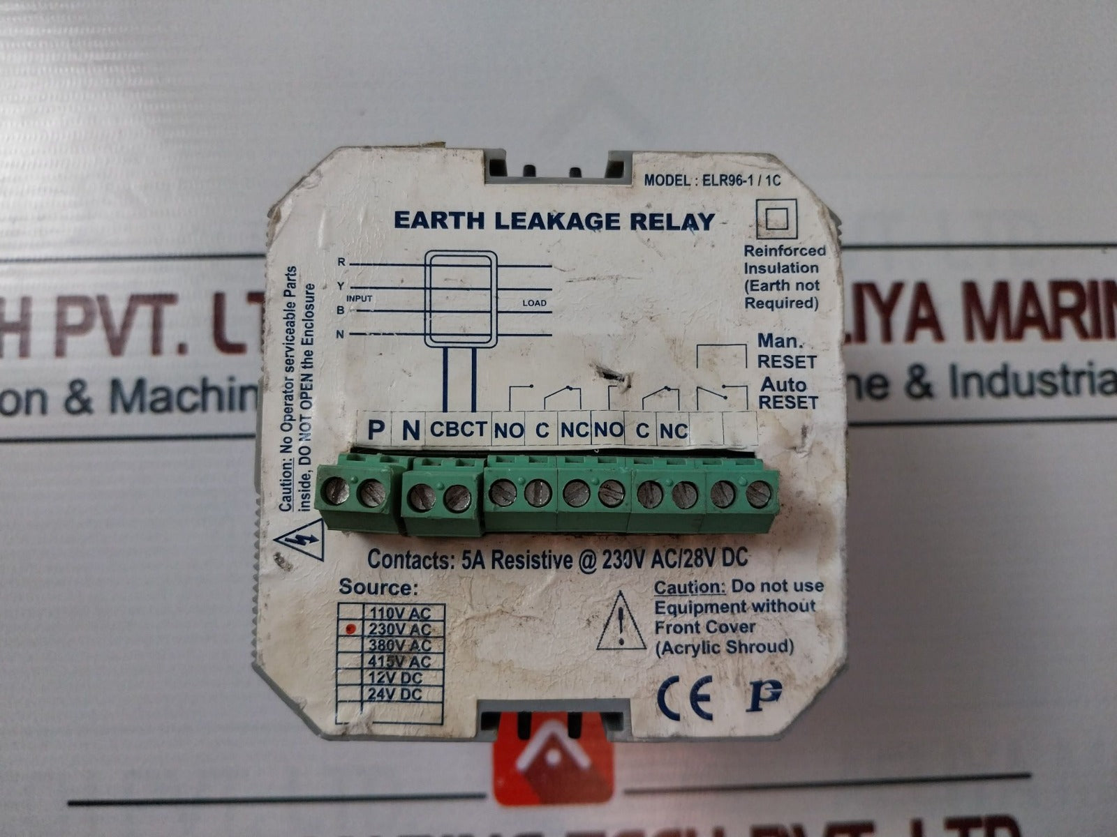 Protime Elr96-1/1C Earth Leakage Relay-indicator