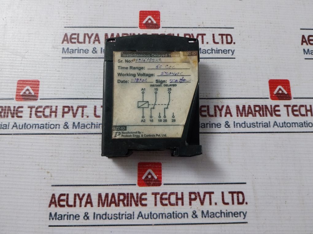 Protime G22-sd Instantaneous-delayed Timer 230Vac/415Vac