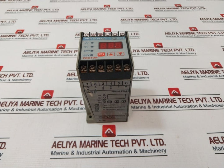 Proton Vmr/Pr-07T Voltage Monitor Relay 200-500V Ac