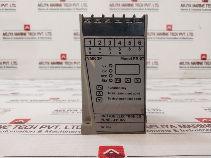 Proton Vmr/Pr-07T Voltage Monitor Relay 200-500V Ac