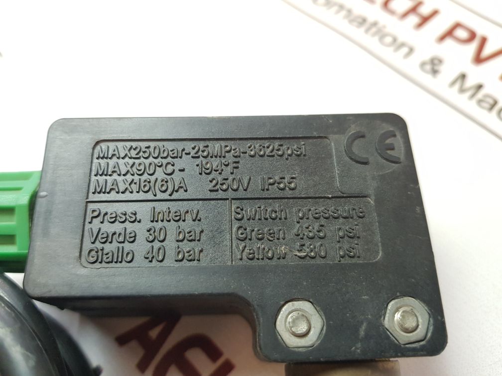 Ps3 250V Pressure Switch
