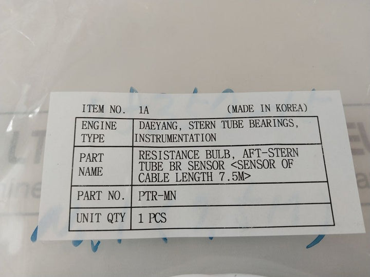 Ptr-mn Resistance Bulb, Aft-stern Tube Br Sensor