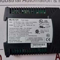 Puls Ml15.121 Power Supply Ac 100-240V