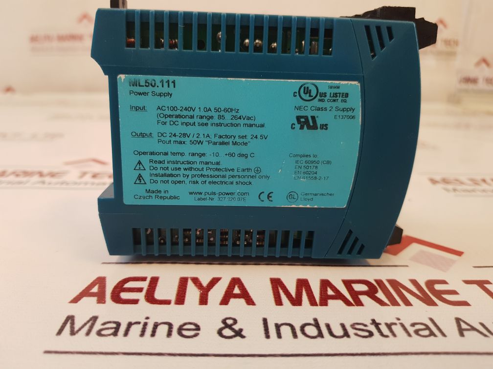 Puls Ml50.111 Power Supply -10…+60 Deg C