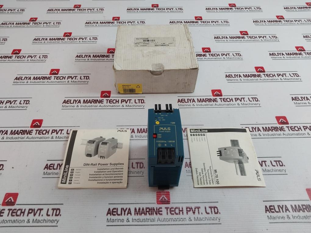 Puls Ml70.100 Din-rail Power Supply 115/230Vac